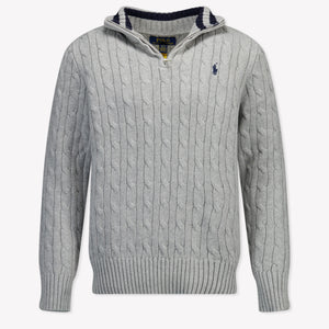 Ralph Lauren niños Chicos suéter en Gris
