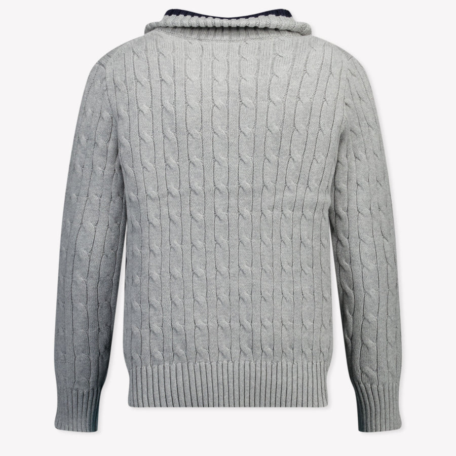 Ralph Lauren niños Chicos suéter en Gris