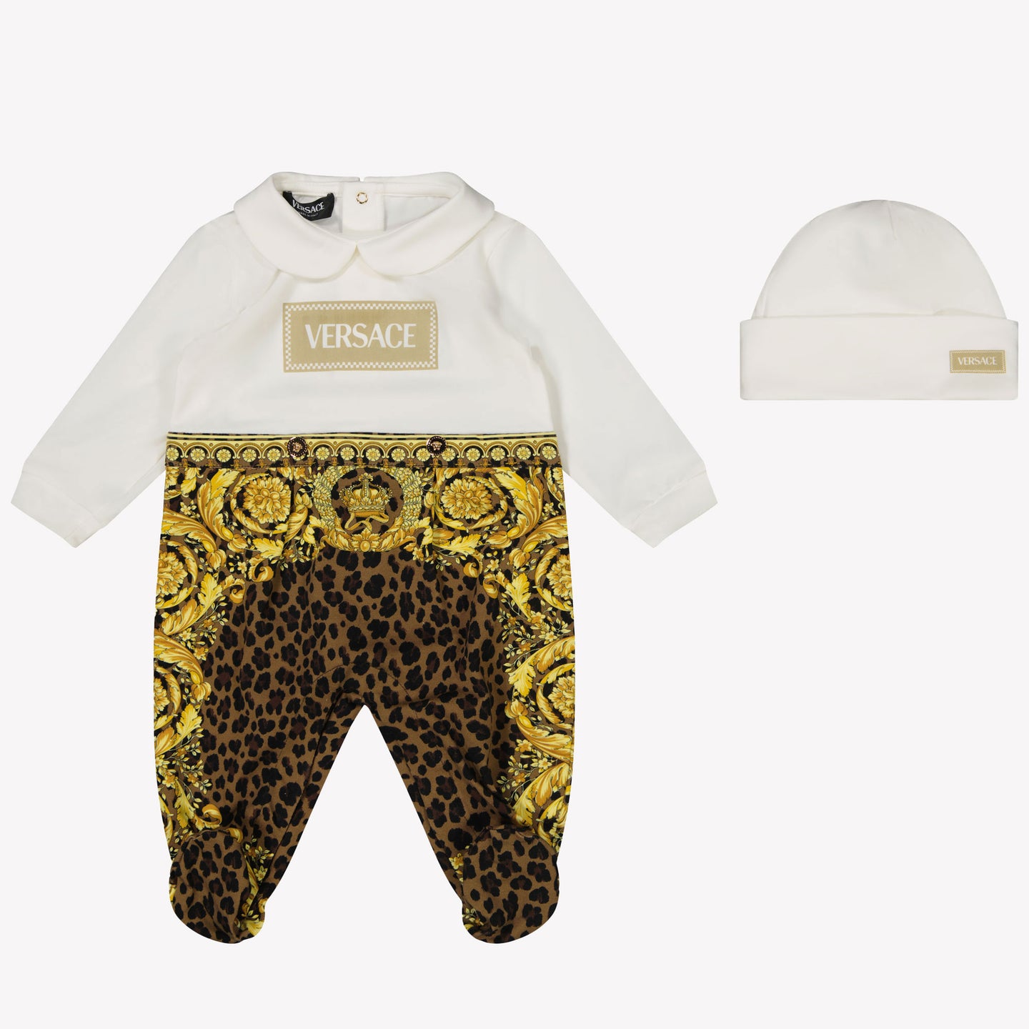 Versace Bébé Unisexe Box Suit Ecru