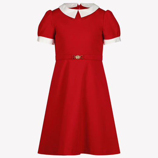 Versace Filles Robe Rouge