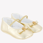 Versace Dívčí sandály zlato