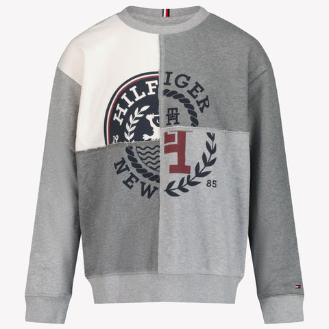 Tommy Hilfiger Ragazzi Maglione Grigio