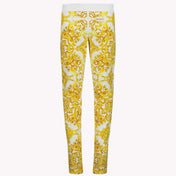 Dolce & Gabbana Meninas Leggings Amarelo