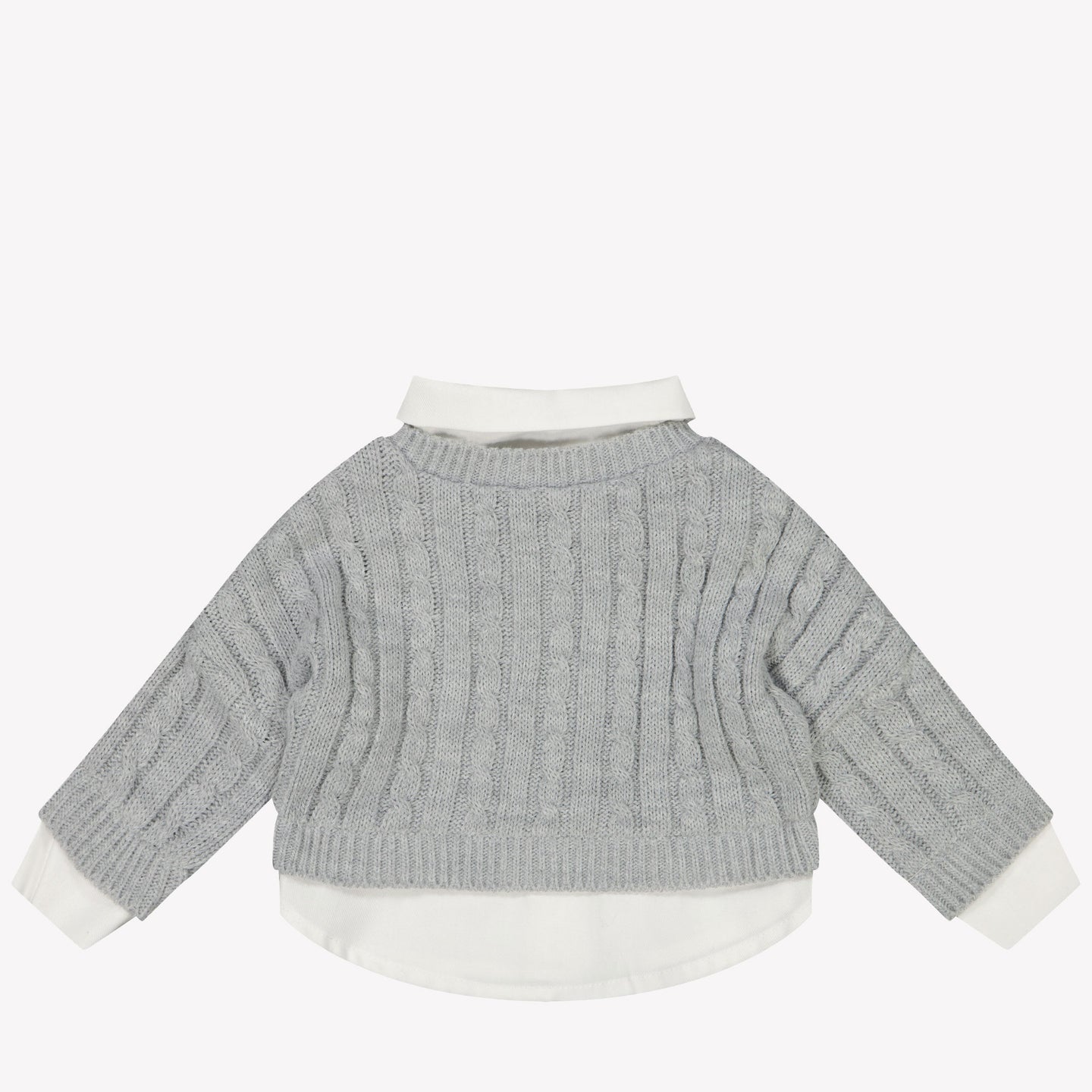 Lapin House Baby Girls Sweater Gray