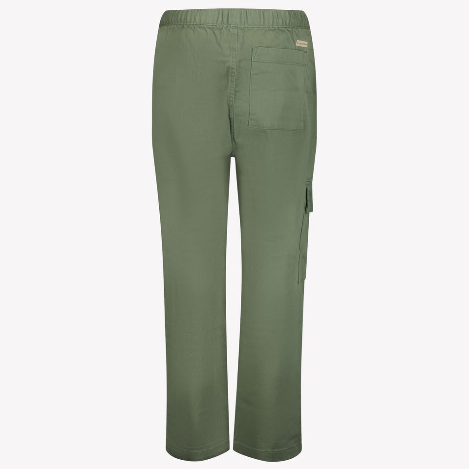 Calvin Klein Niño Chicos Pantalón Army