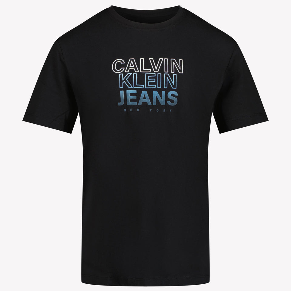 Calvin Klein Enfant Garçons T-shirt Noir