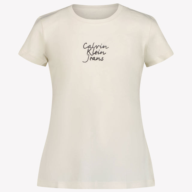 Calvin Klein Enfant Filles T-shirt en blanc