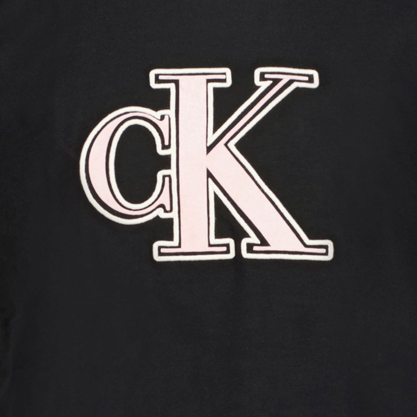 Calvin Klein Mädchen T-Shirt in Schwarz