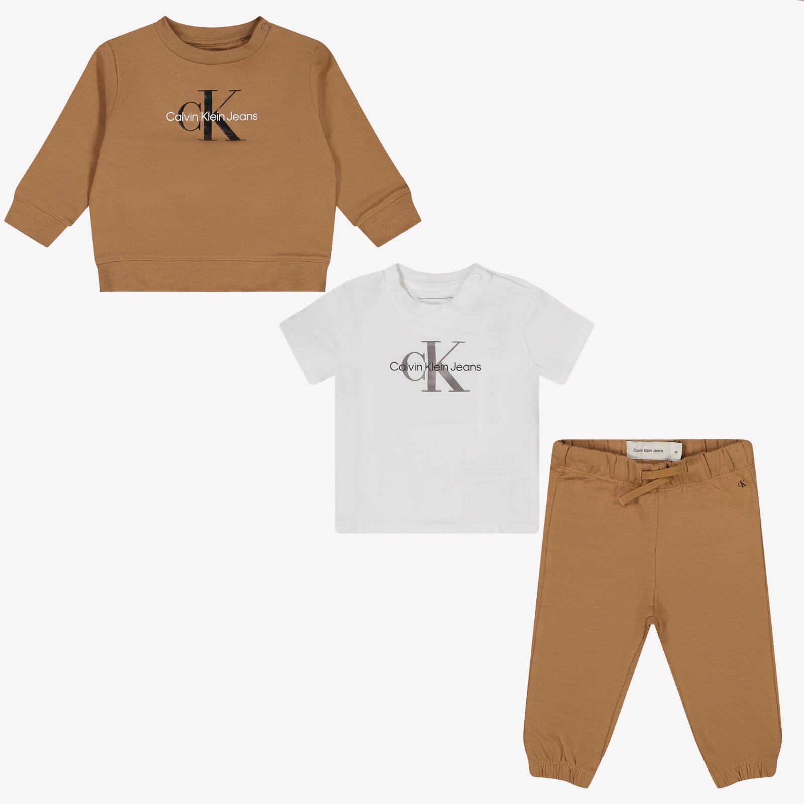 Calvin Klein Baby Unisex eingestellt in Beige