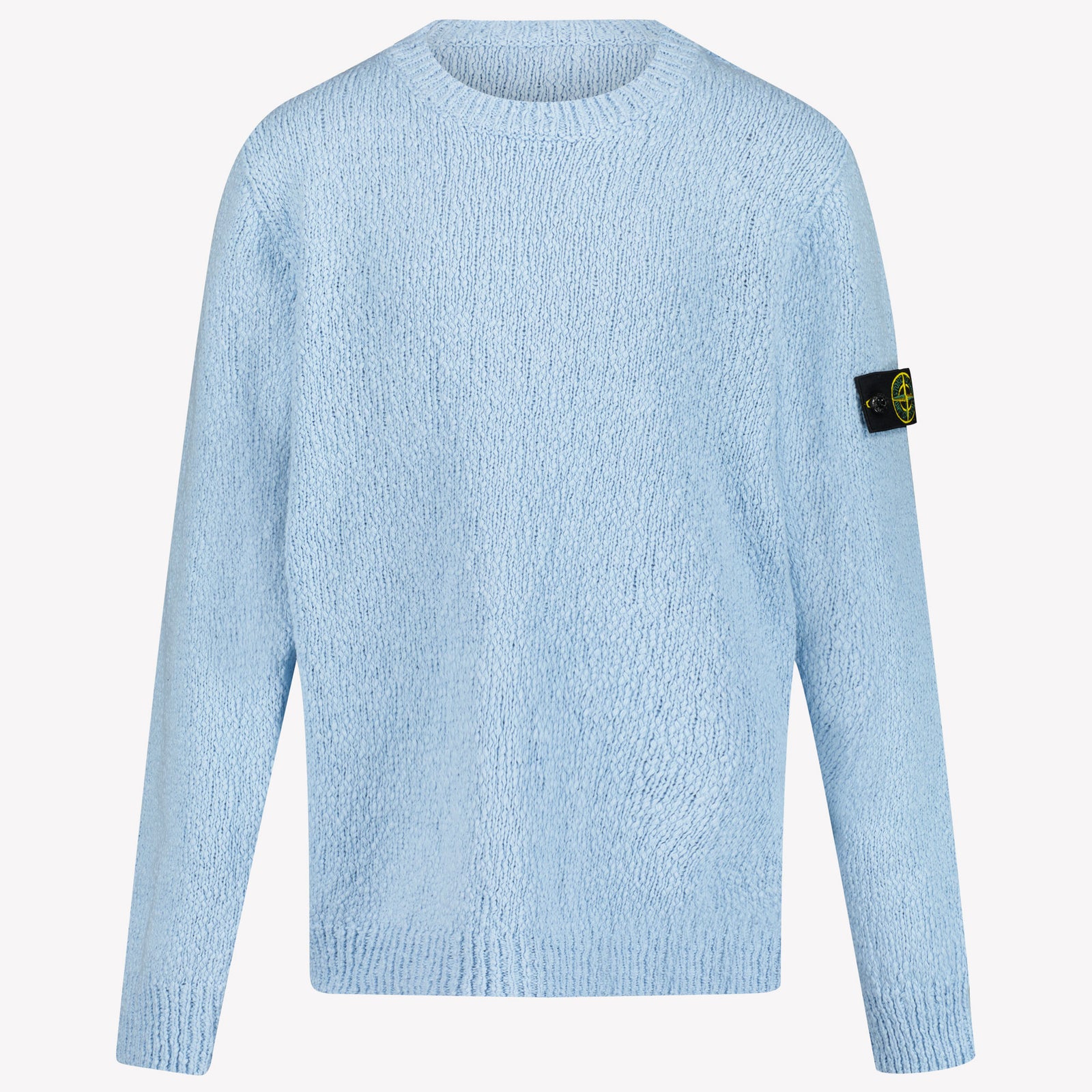 Stone Island Enfant Garçons Pull Bleu Clair