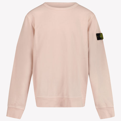 Stone Island Enfant Garçons Pull Rose Léger