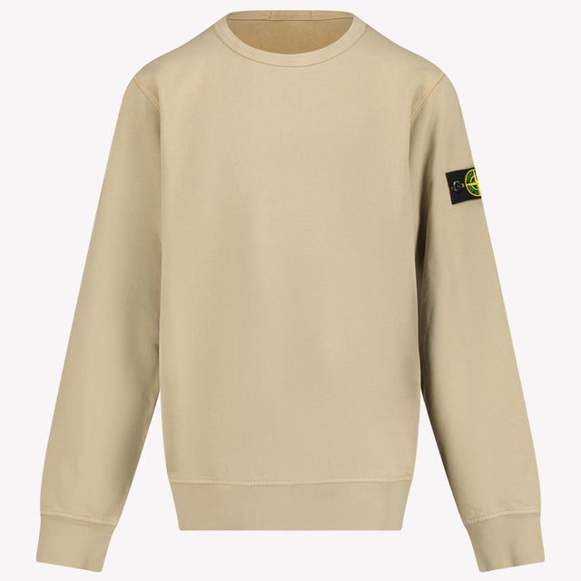 Stone Island Enfant Garçons Pull Beige