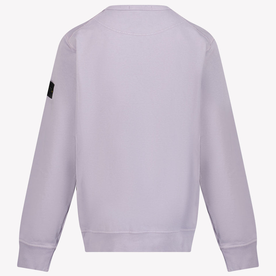 Stone Island Kinderjungenpullover in Flieder