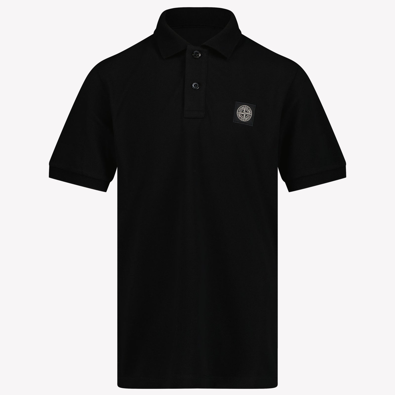 Stone Island Enfant Garçons Polo Noir