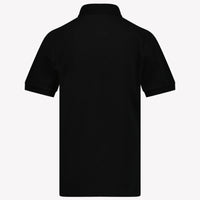 Stone Island Niño Chicos Polo Negro