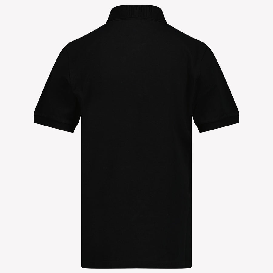 Stone Island Niño Chicos Polo Negro