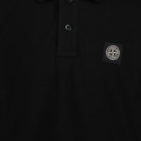 Stone Island Niño Chicos Polo Negro