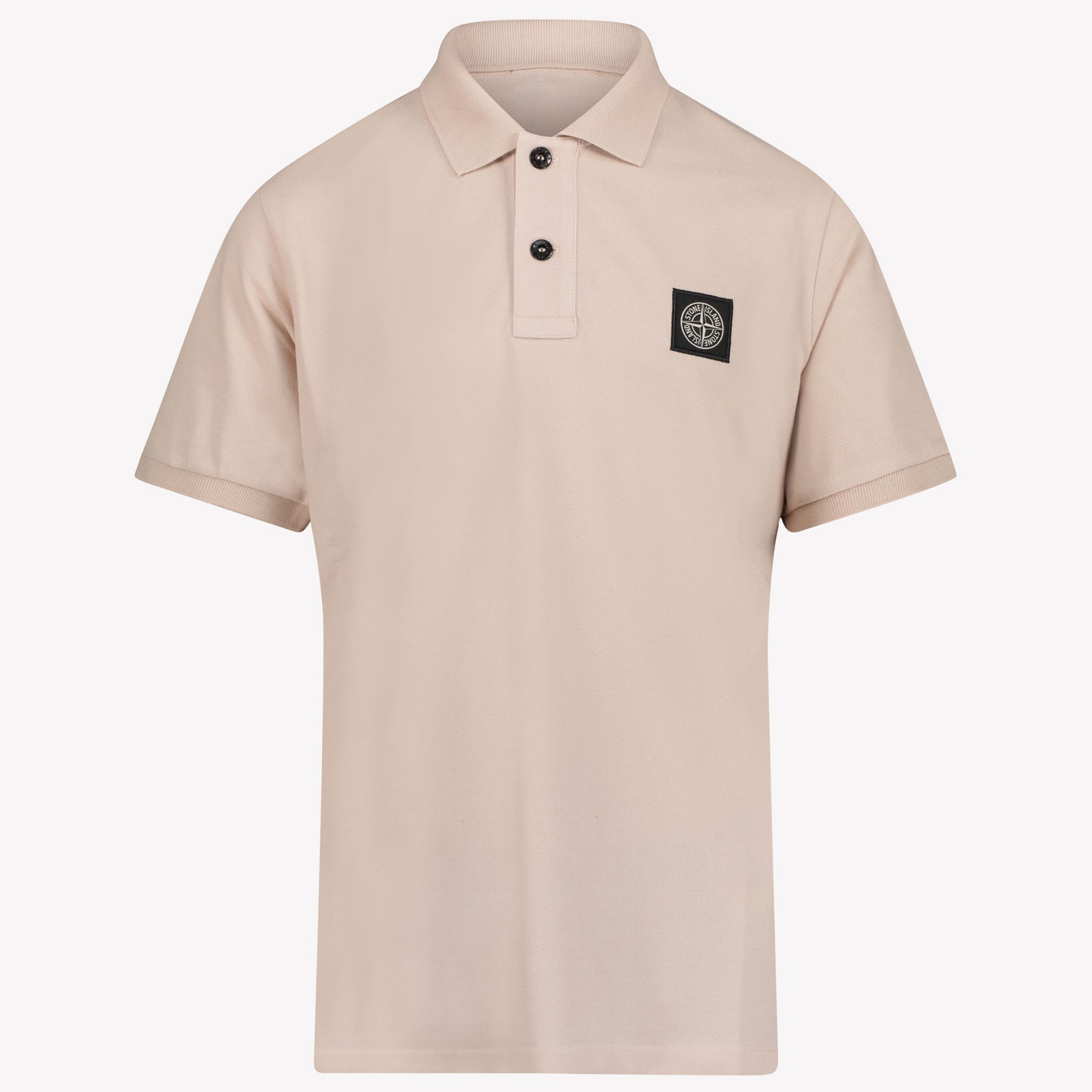 Stone Island Enfant Garçons Polo Rose Léger