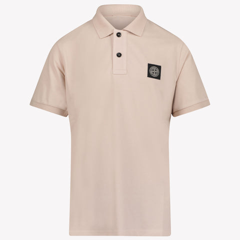 Stone Island Ragazzo Ragazzi Polo Rosa Chiaro