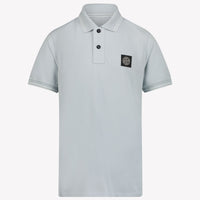 Stone Island Kinder Jungen Polo Hellblau