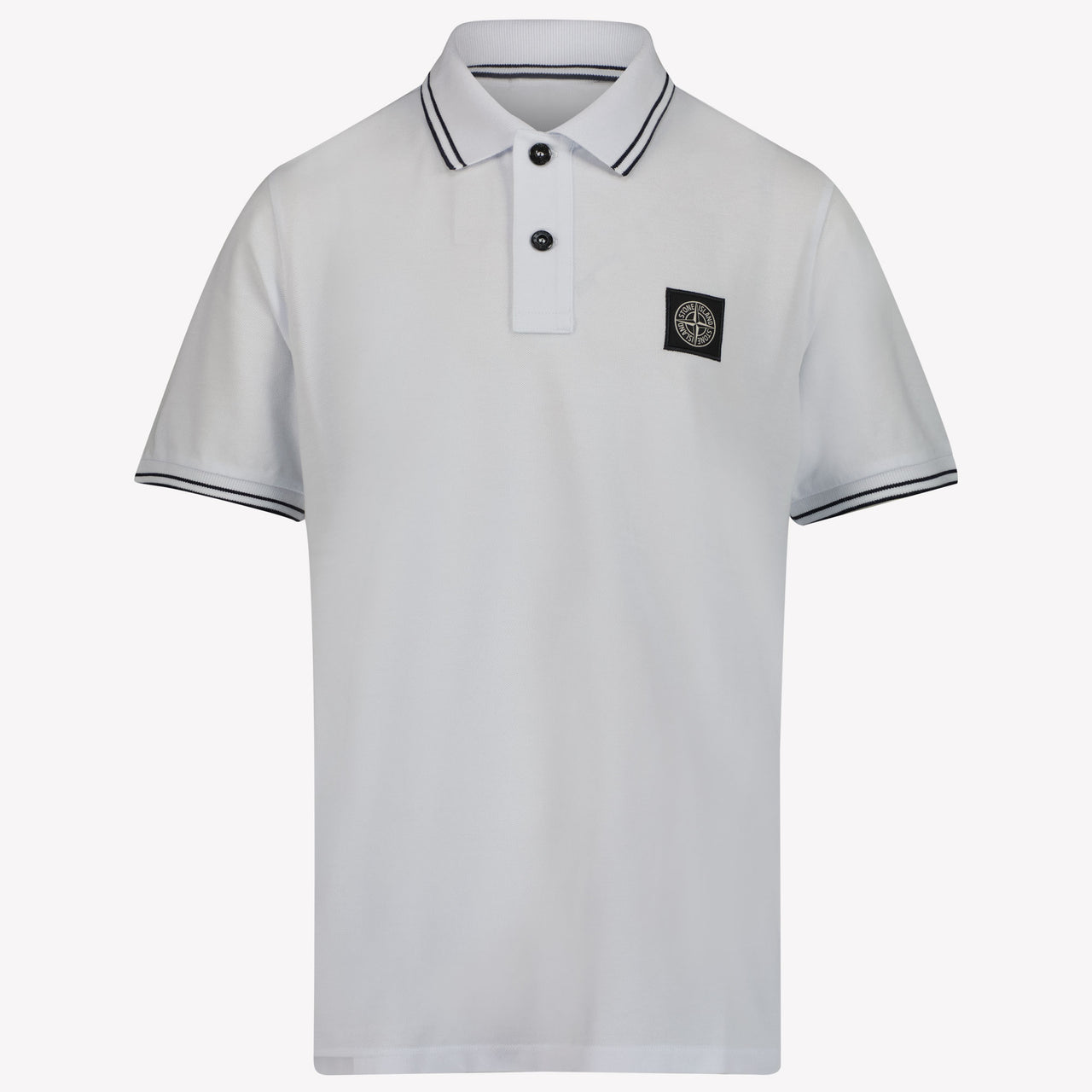 Stone Island Kinder Jungen Polo Weiß