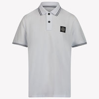 Stone Island Kinder Jungen Polo Weiß