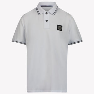 Stone Island Kinder Jungen Polo Weiß