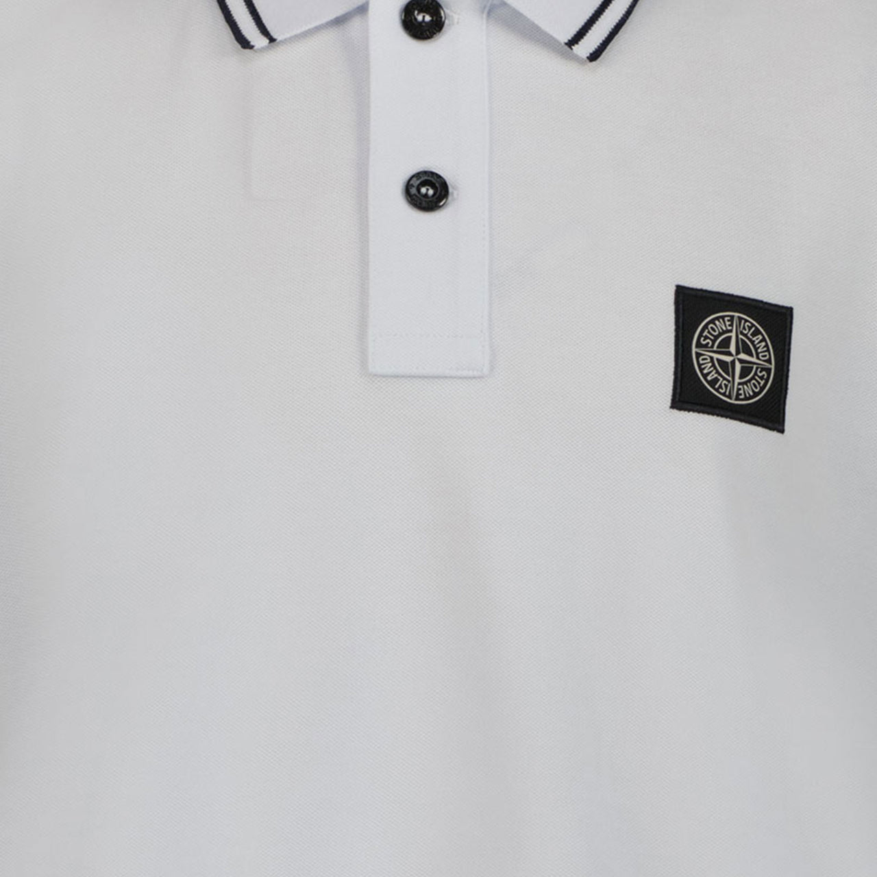 Stone Island Kinder Jungen Polo Weiß