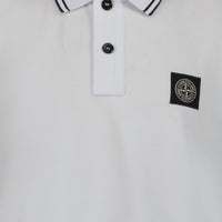 Stone Island Kinder Jungen Polo Weiß