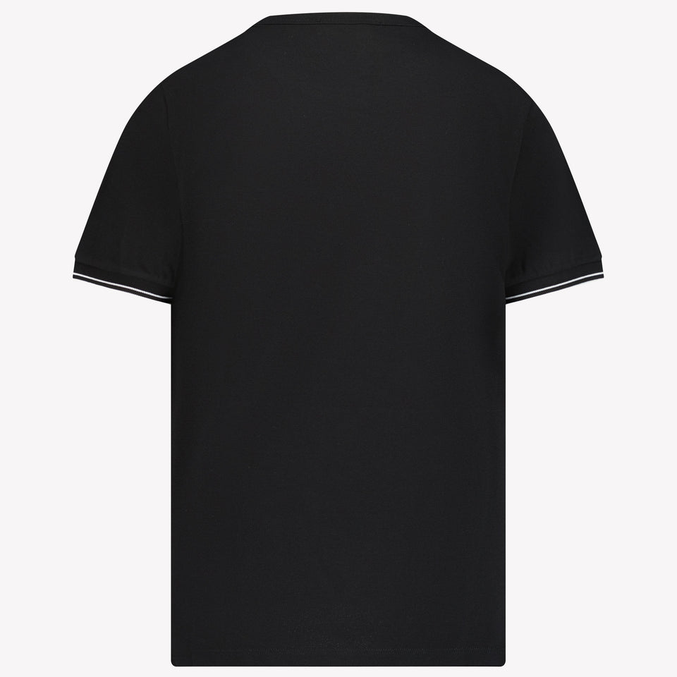 Stone Island Enfant Garçons T-shirt Noir