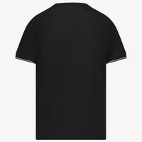 Stone Island Niño Chicos Camiseta en Negro