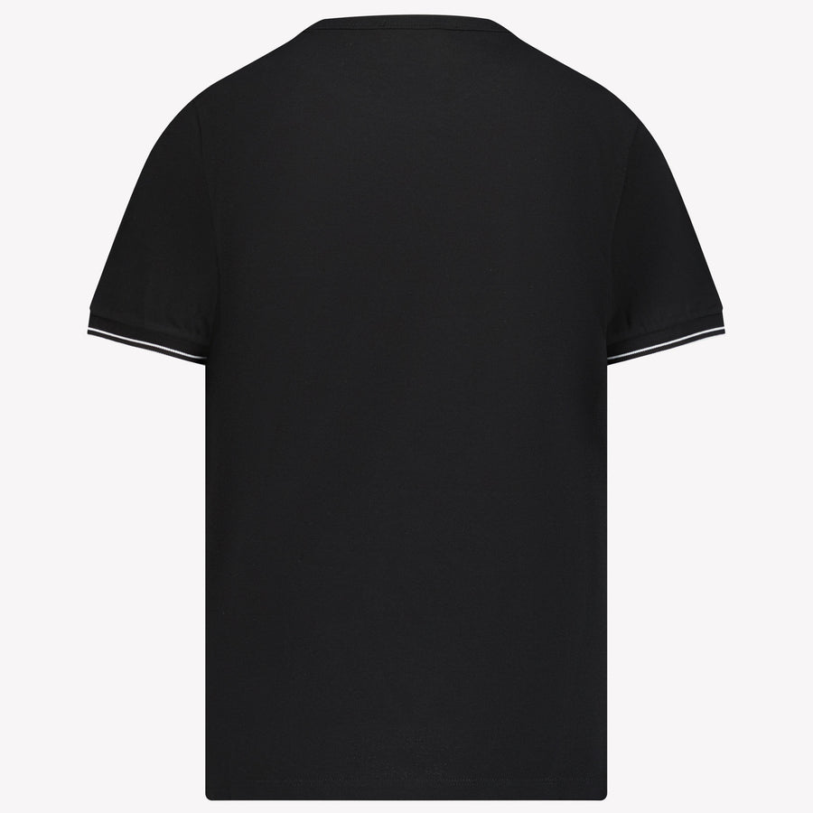 Stone Island Niño Chicos Camiseta en Negro