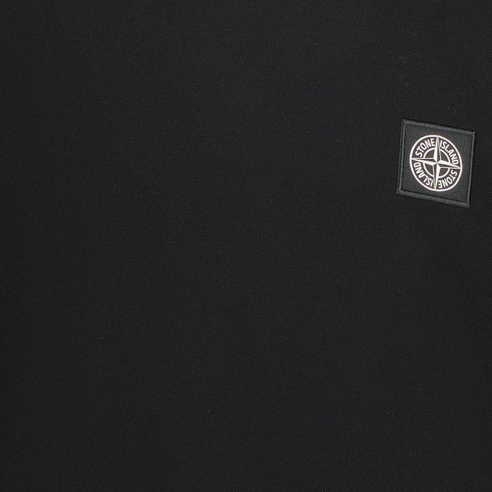 Stone Island Enfant Garçons T-shirt Noir