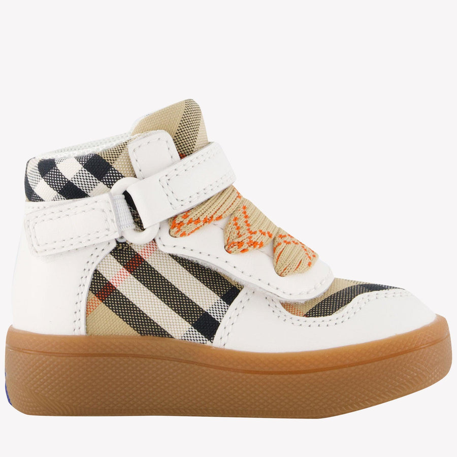 Burberry Sheldon Unisexe Baskets Beige
