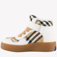 Burberry Sheldon Unisexe Baskets Beige