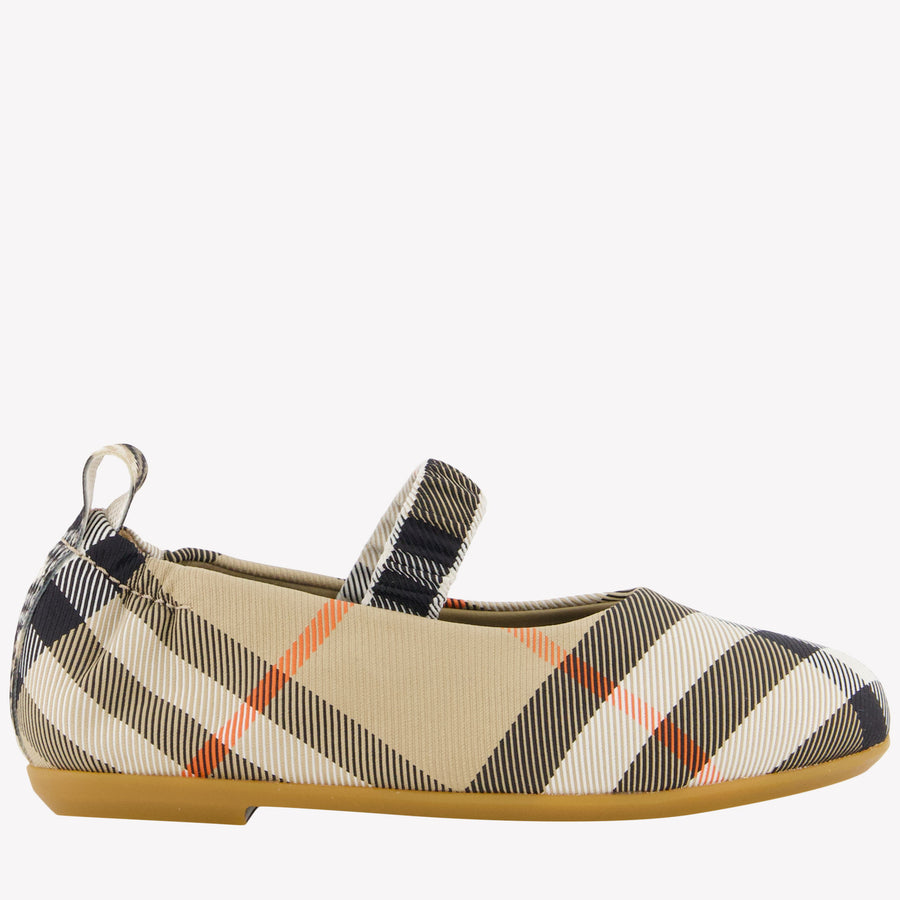 Burberry Chaterley Girls Shoes in Beige