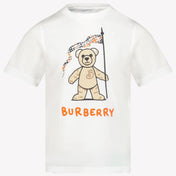 Burberry Niño Unisex Camiseta en Blanco