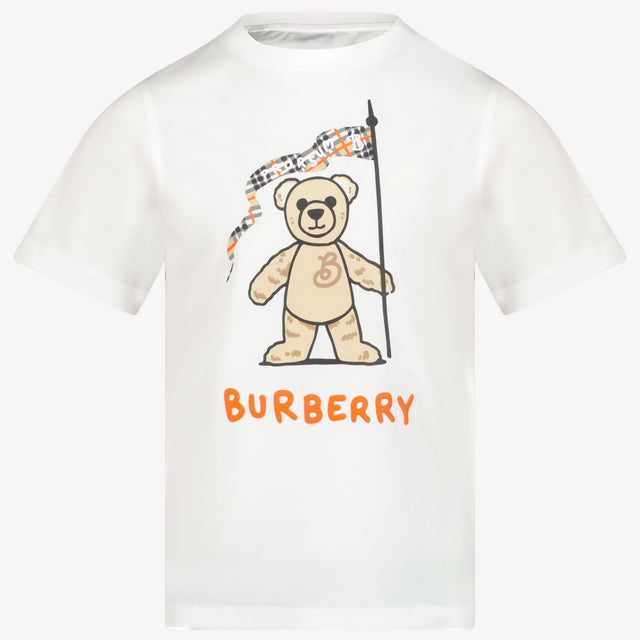 Burberry Niño Unisex Camiseta en Blanco