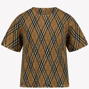Burberry Enfants de Madeline Filles T-shirt Beige