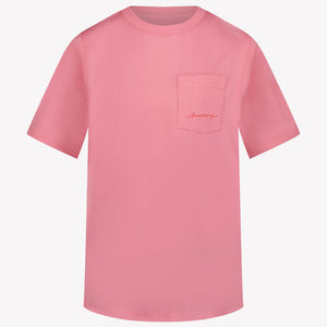 Burberry Cèdre Kinder Filles T-shirt Rose
