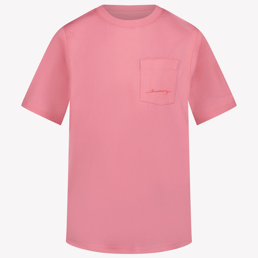 Burberry Cèdre Kinder Filles T-shirt Rose