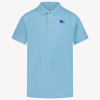 Burberry Enfants Johane Garçons Polo Bleu Clair