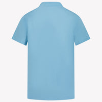 Burberry Enfants Johane Garçons Polo Bleu Clair