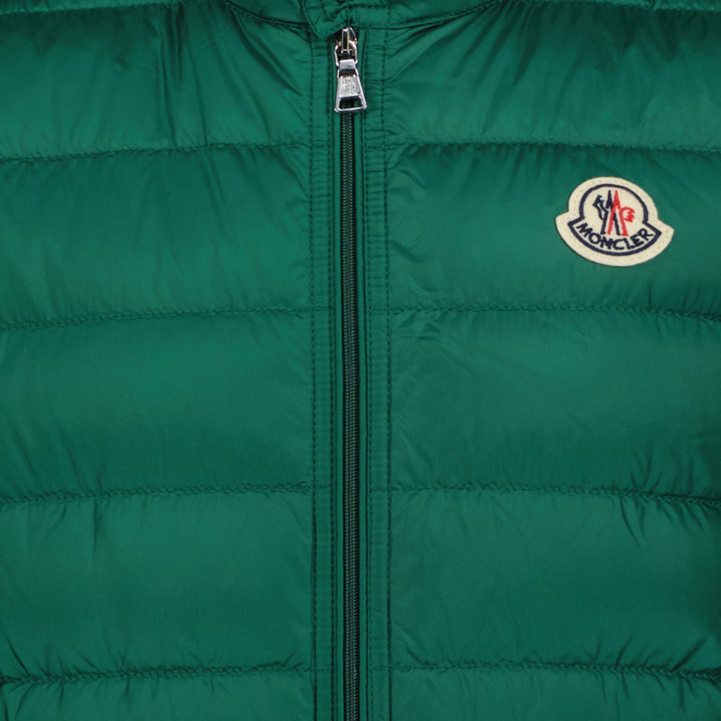 Moncler Gui Kids Boys Bodywarmer in Dark Green