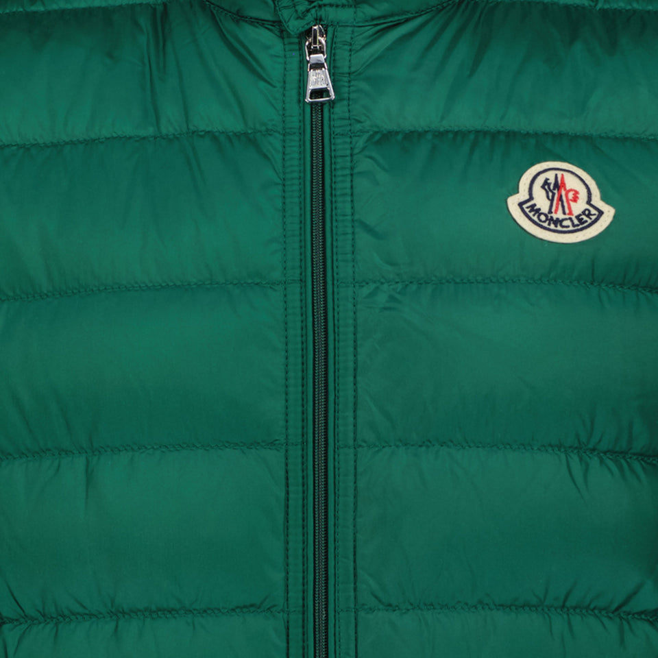 Moncler GUI Garçons CHAMPEUR DE CORPS Vert Foncé