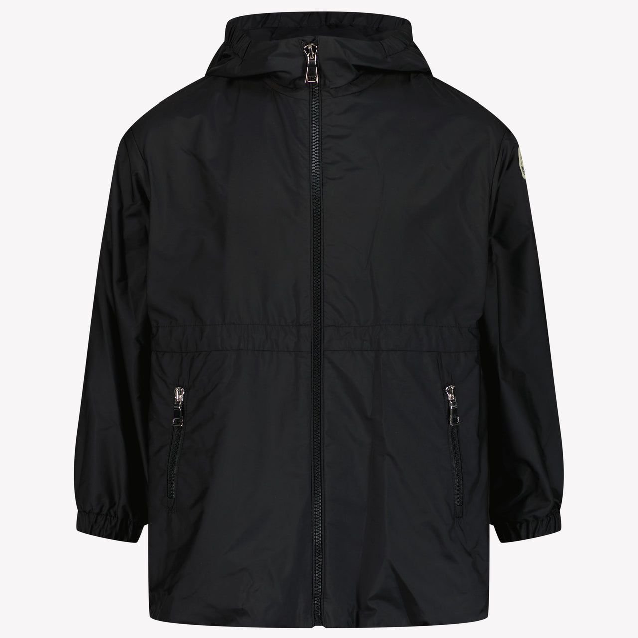 Moncler Waschen Mädchen Sommerjacke Schwarz