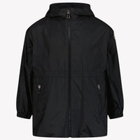Moncler Waschen Mädchen Sommerjacke Schwarz
