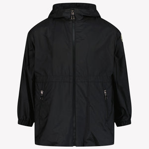 Moncler Waschen Mädchen Sommerjacke Schwarz