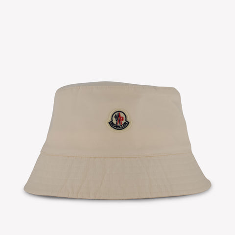 Moncler Kids Unisex Hat  Beige