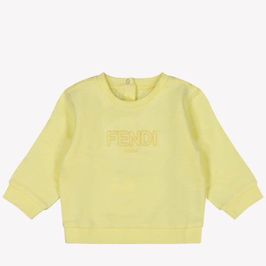 Fendi Bebé Unisex Suéter en Amarillo